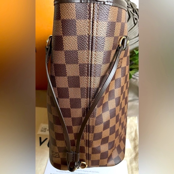 Gorgeous Authentic Louis Vuitton Damier Ebene Neverfull MM, NWT! - Picture 6 of 16